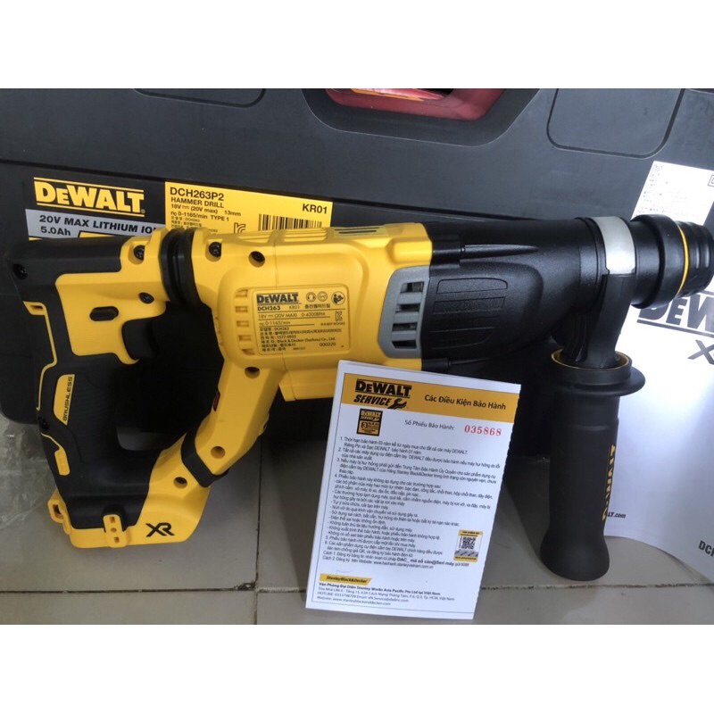 Dewalt khoan bê tông pin DCH263