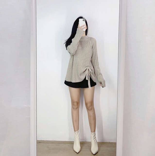 (Ảnh thật) Q1388 Quần sooc cạp cao ống rộng kr | BigBuy360 - bigbuy360.vn