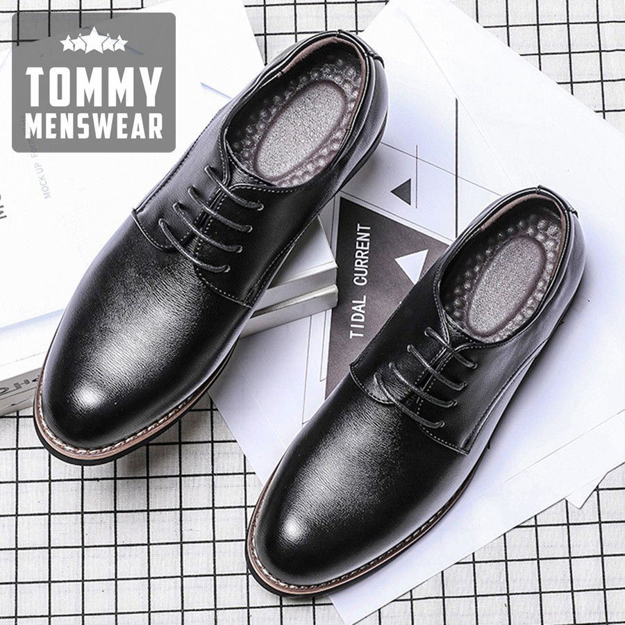 Giày Da Nam Đẹp - TẶNG TẤT - Giày Công Sở Nam Chuẩn Soái Ca GD39 | BigBuy360 - bigbuy360.vn