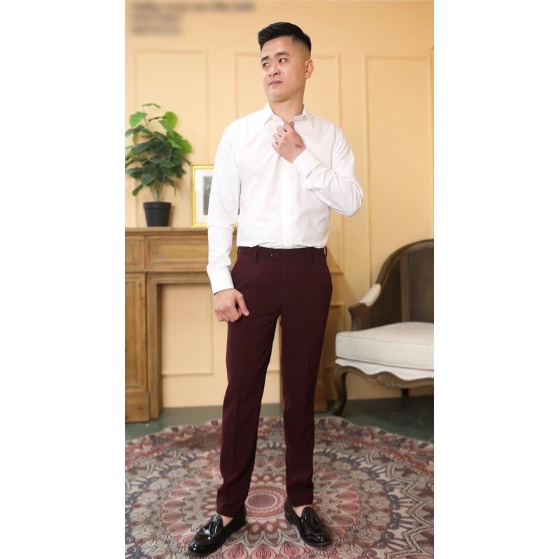 [Hàng Đẹp] Quân Tây Nam Công Sở,Quần Âu Nam Hàn Quốc Vải Chéo Cao Cấp Co Dãn,Bền Đẹp Chống Nhăn Xù VNXK