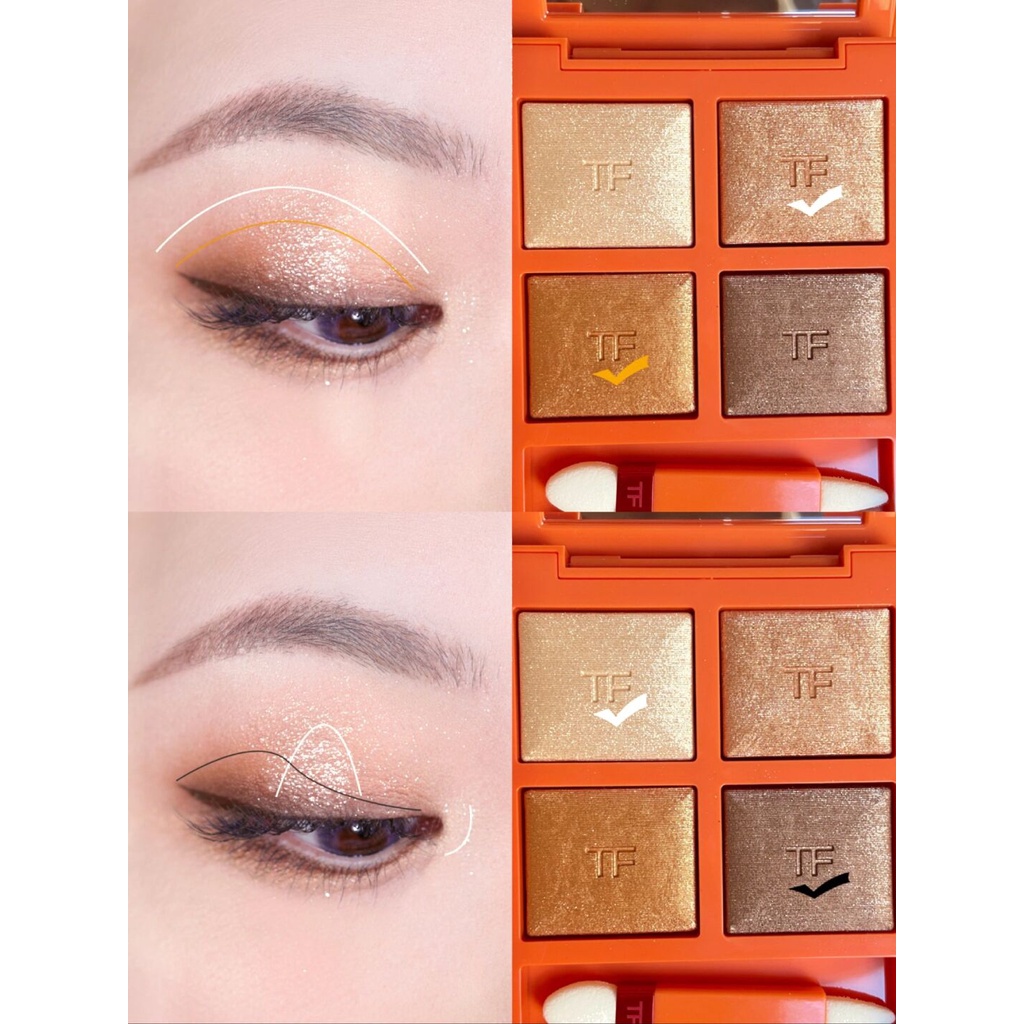 Bảng Phấn Mắt 04 Màu Phiên Bản Giới Hạn Tom Ford TF#