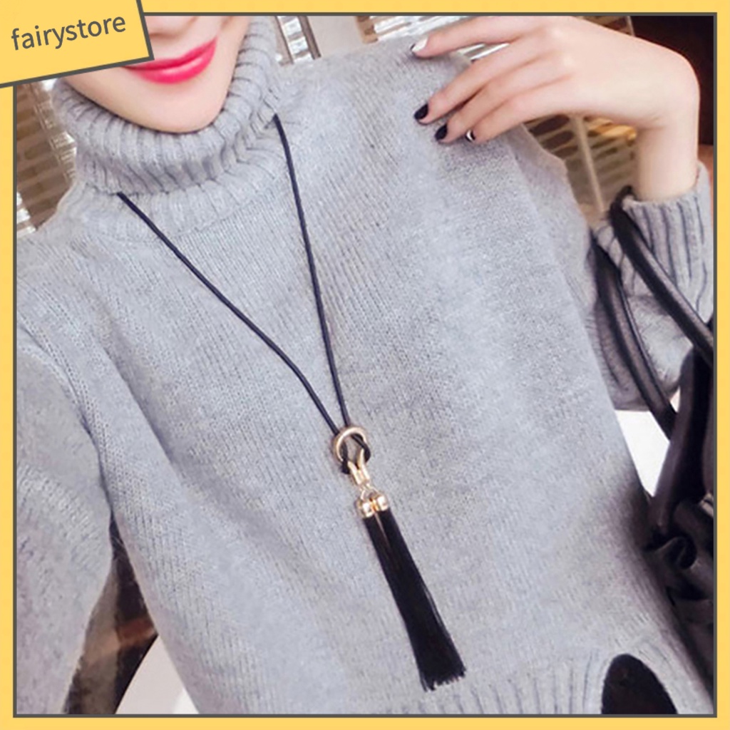 Dây Chuyền Dáng Dài Thiết Kế Đơn Giản Thời Trang Cho Nữ