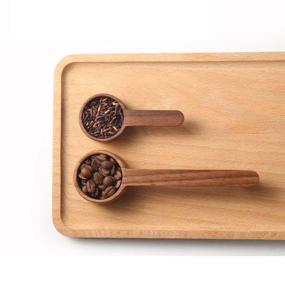 NICKOLAS Muỗng Đo Lường Làm Bánh Bằng Gỗ Óc Chó