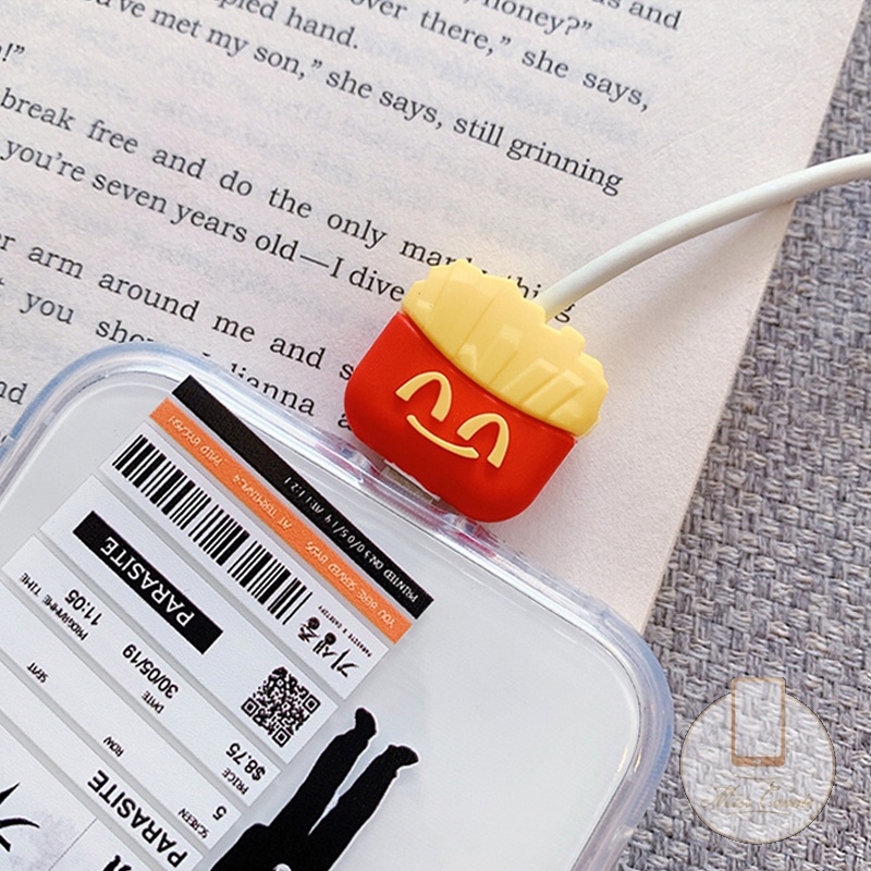 Phụ kiện bảo vệ đầu dây cáp hình dáng tùy chọn dễ thương