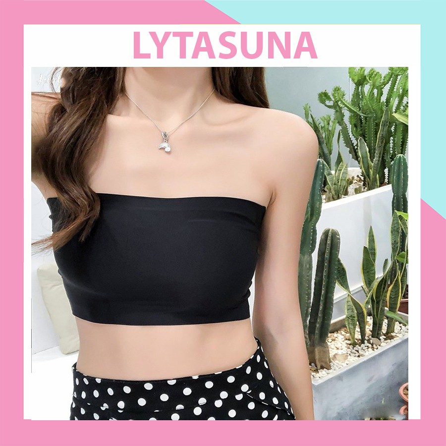 [Mã FAMARAL1 giảm 10K đơn 50K] Áo Bra Nữ Quây Ngang Không Dây Đệm Mỏng Dáng Ôm Thoáng Mát BR10