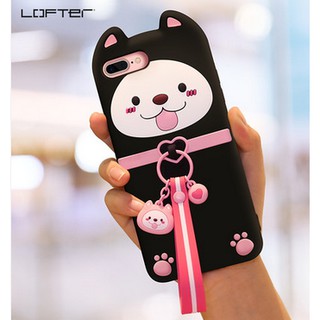 Ốp lưng silicon có dây đeo cho iphone 7/8/7plus/8plus/7s/8+/ 7p