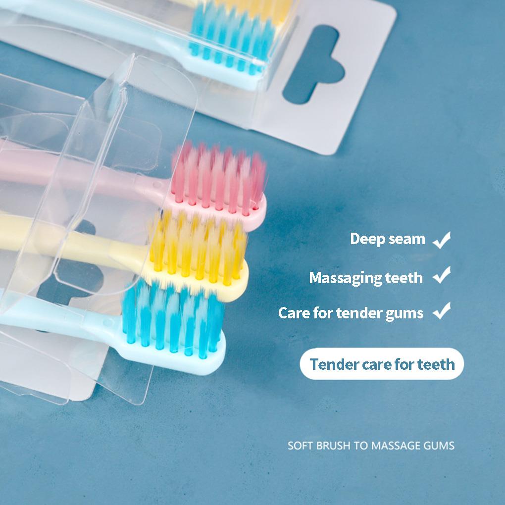 [CHOO] 3pcs Children Kids Oral Cleaning Toothbrush Soft Bristles PP Handle Kids Training Toothbrushes