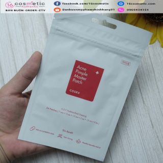 Miếng dán mụn Cosrx Acne Pimple Master 24 miếng kích cỡ khác nhau