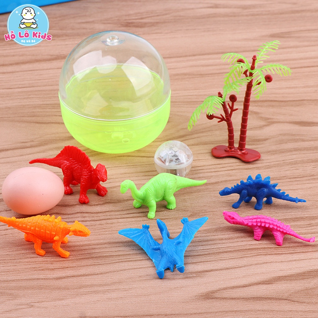 Trứng khủng long đồ chơi có đèn mô hình thông minh cho bé Hồ Lô Kids