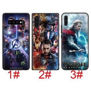 Ốp điện thoại mềm hình Heroes Marvel Avengers S110 Samsung Galaxy S20 Ultra S10 Lite S10E S9 S8 Plus S6 S7 Edge A21