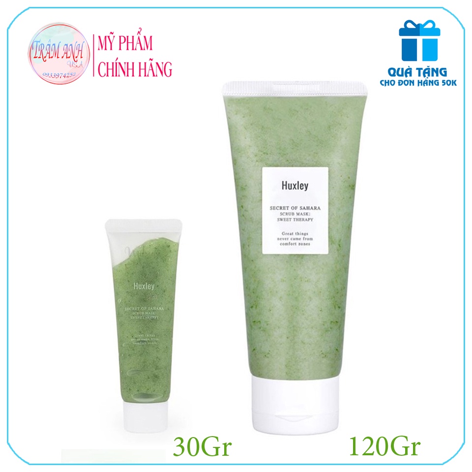 Mặt Nạ Tẩy Tế Bào Chết Huxley Scrub Mask - Sweet Therapy 30g /120g
