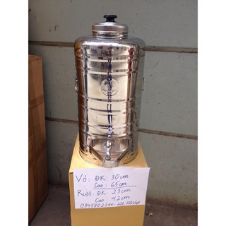 Bình inox 20l 304