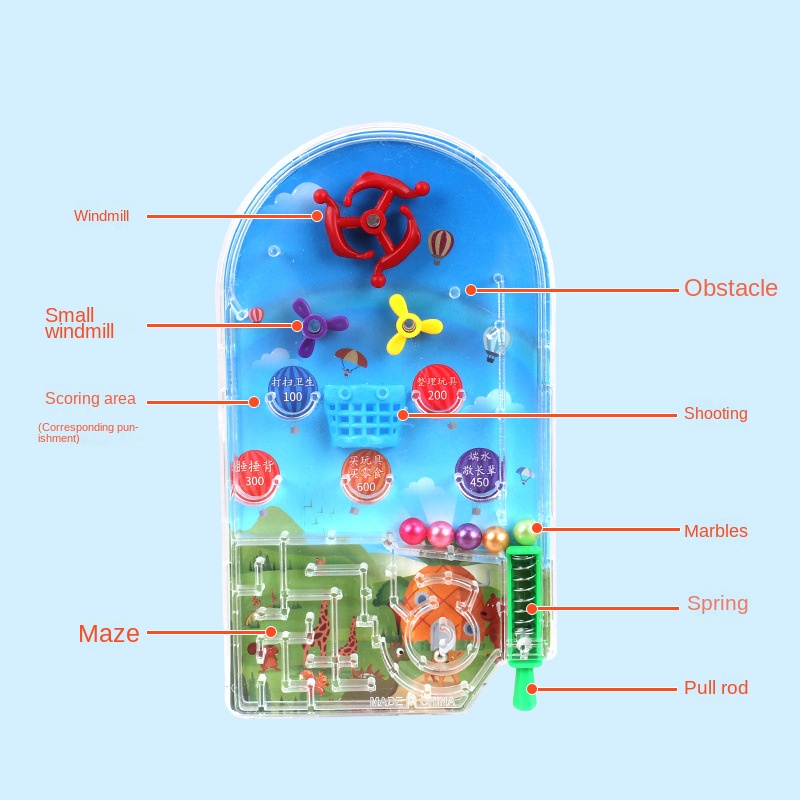 Bộ Đồ Chơi Pinball Vui Nhộn Cho Trẻ Em