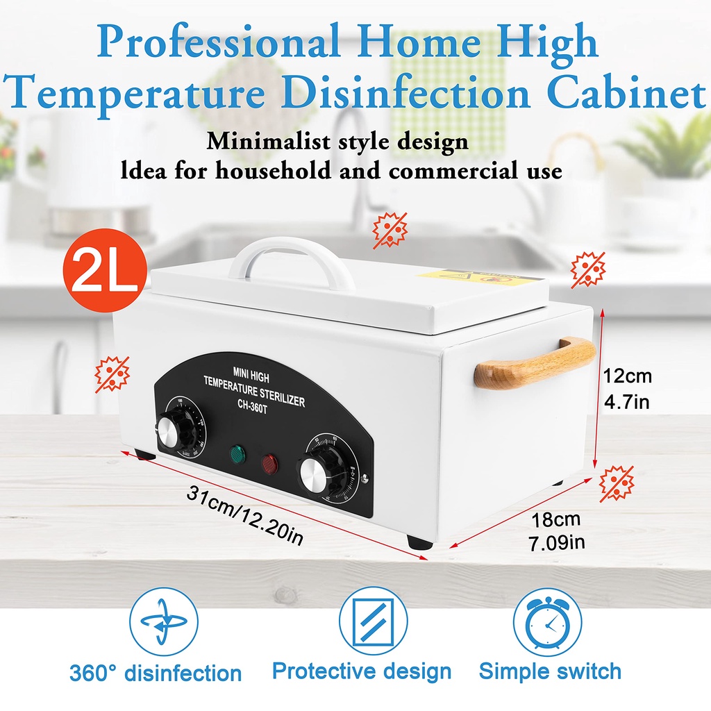 Tủ tiệt trùng dụng cụ nhiệt độ cao CH-360T- tủ hấp vô trùng các dụng cụ bằng kim loại các phòng khám, spa