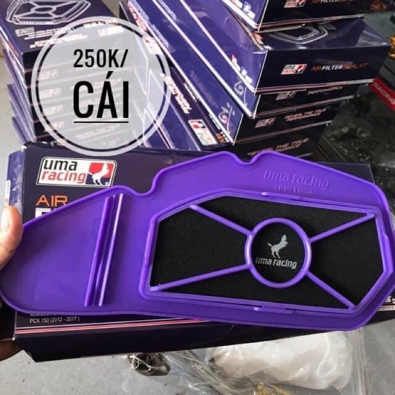 Lọc gió Uma cho các dòng xe Vario,click,sh mode,ab125