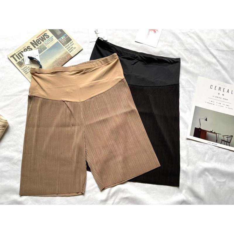 Quần bầu Lửng CHẤT THUN TĂM LẠNH siêu mát cho mẹ bầu