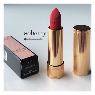 Son gucci rouge à levres mat lip colour no.25 goldie red 3.5g