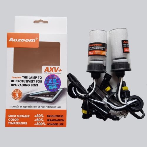 BỘ 02 BÓNG AOZOOM XENON AXV CAO CẤP BẢO HÀNH 3 NĂM