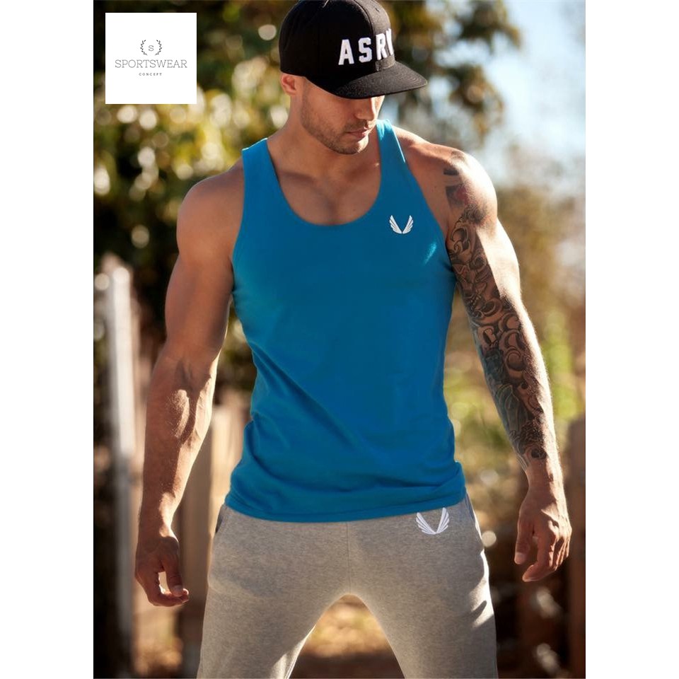 Áo tập gym thể thao cao cấp ASRV Sportswear Concept khô thoáng thoải mái đàn hồi thời trang nam tính