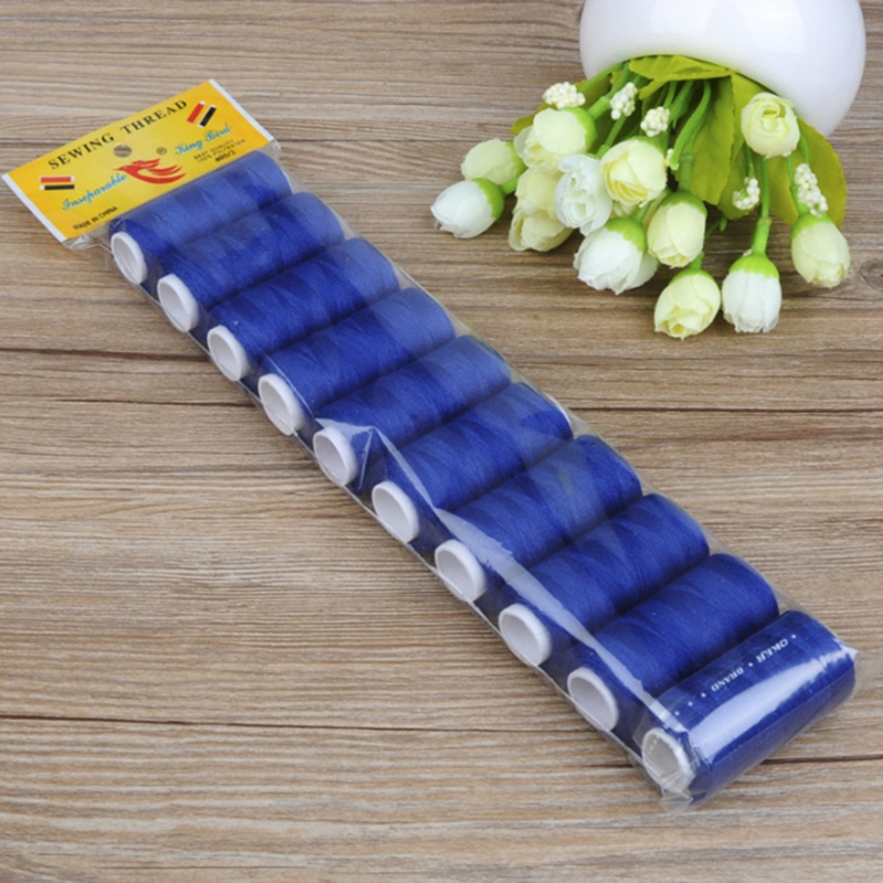 Set 10 cuộn chỉ may nhiều màu sắc chất lượng cao