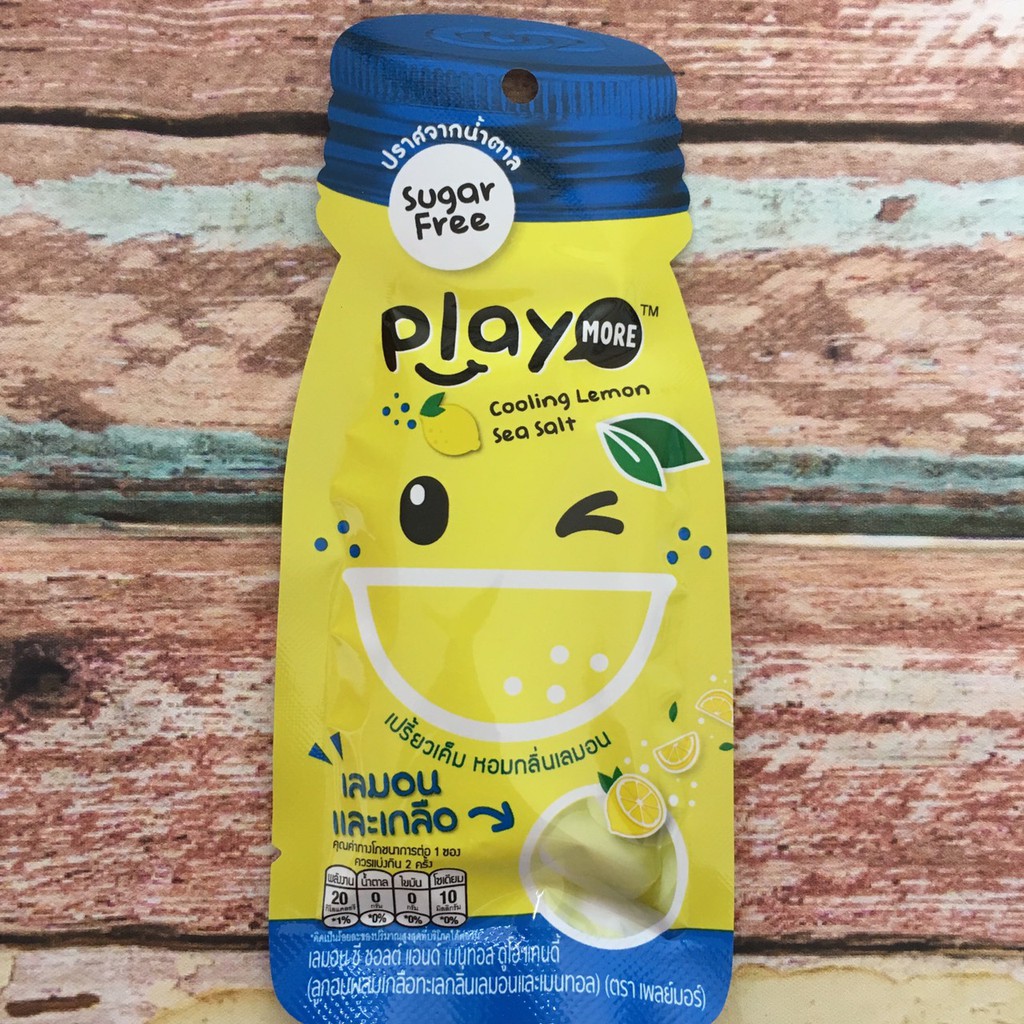 Hộp 12 bịch kẹo Play more Thái Lan (dưa hấu, táo, xí muội, chanh muối, xoài) | BigBuy360 - bigbuy360.vn