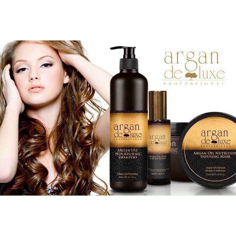 Dầu gội xả ARGAN DELUXE 1000mlx2[ Hàng chính Hãng]