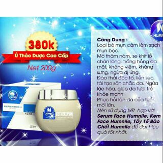 Ủ thảo dược thải độc da Humnile