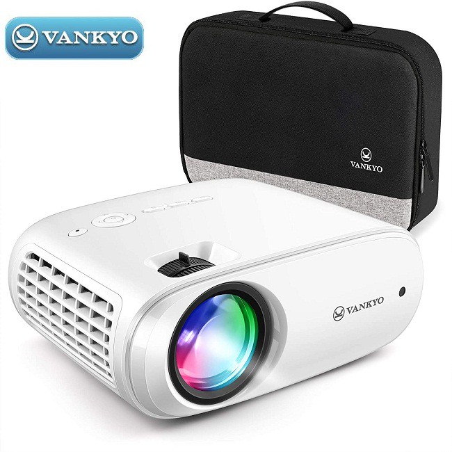 Máy chiếu mini VANKYO Cinemango 100 độ phân giải thực HD | Màu trắng - Bảo hành 24 tháng chính hãng