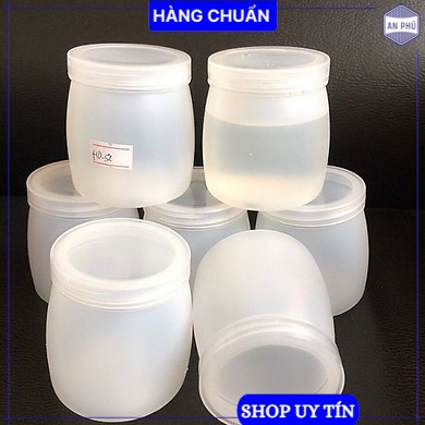 Hũ nhựa đựng sữa chua nắp xoáy loại 160ml - Gia dụng AN PHÚ