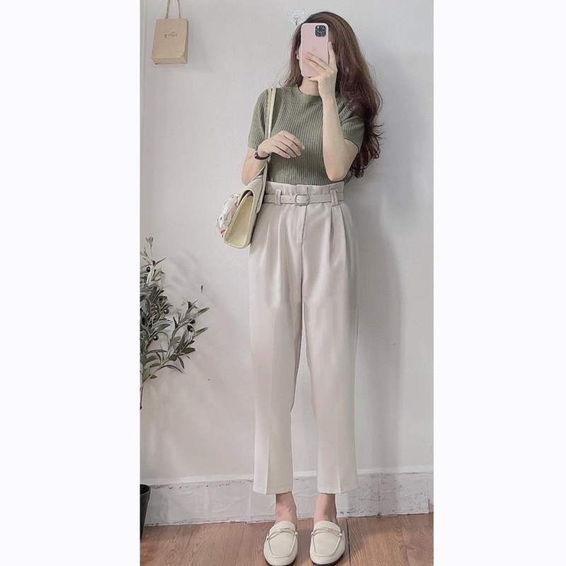 Quần 220 -230 baggy kèm đai