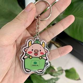 MÓC KHÓA DẺO HÌNH TRÂU - CATHAY