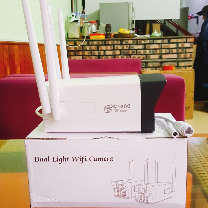 Camera ngoài trời yoosee 4 râu 8led 3.0Mpx, đàm thoại 2 chiều, siêu nét, chịu nắng mưa, có màu ban đêm | BigBuy360 - bigbuy360.vn