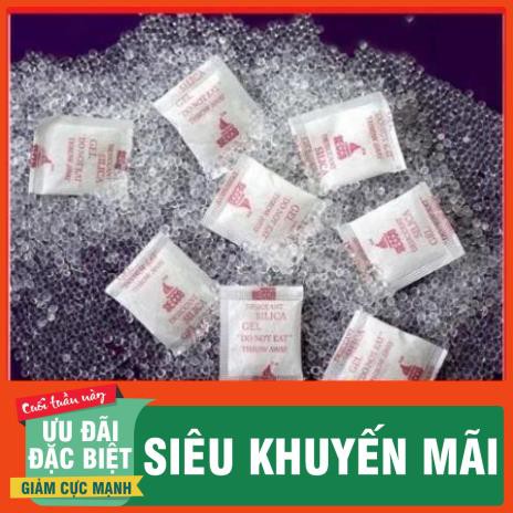 Túi hút Ẩm đóng túi 200g loại 1/2/5/10/50/100/200g Silicagel - Hạt chống ẩm mốc, khử mùi