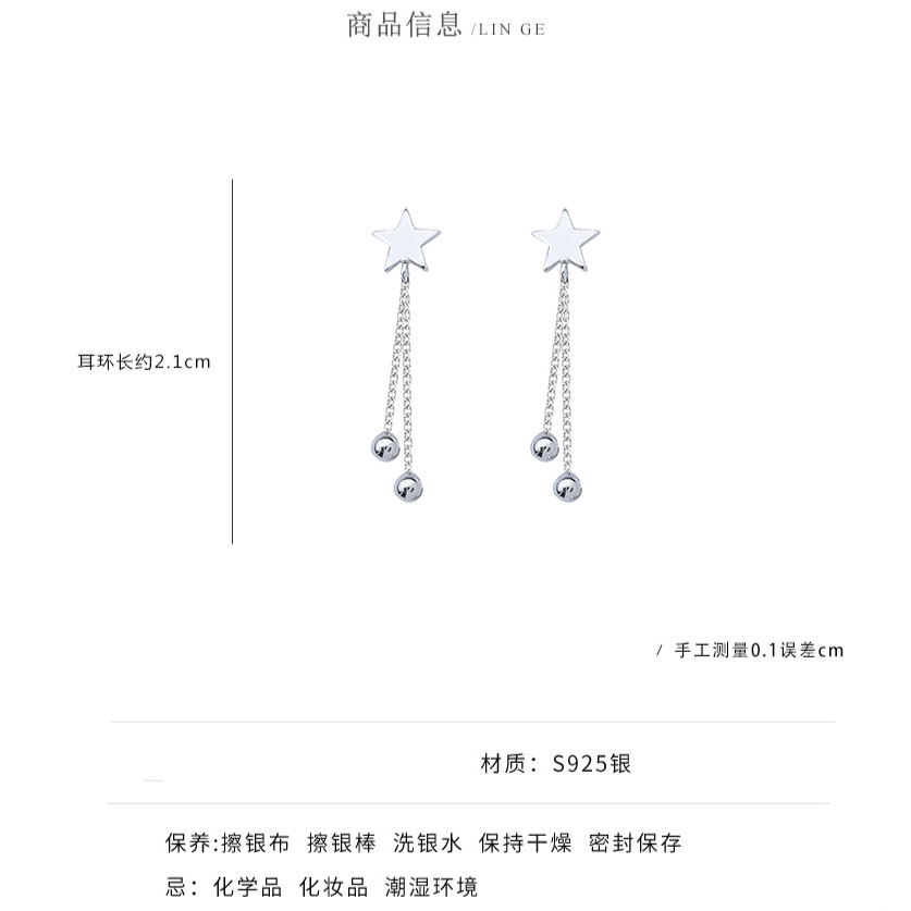 Bông Tai Mạ Bạc 925 Hình Trái Tim Đính Đá zircon Đơn Giản Thời Trang Cho Nữ