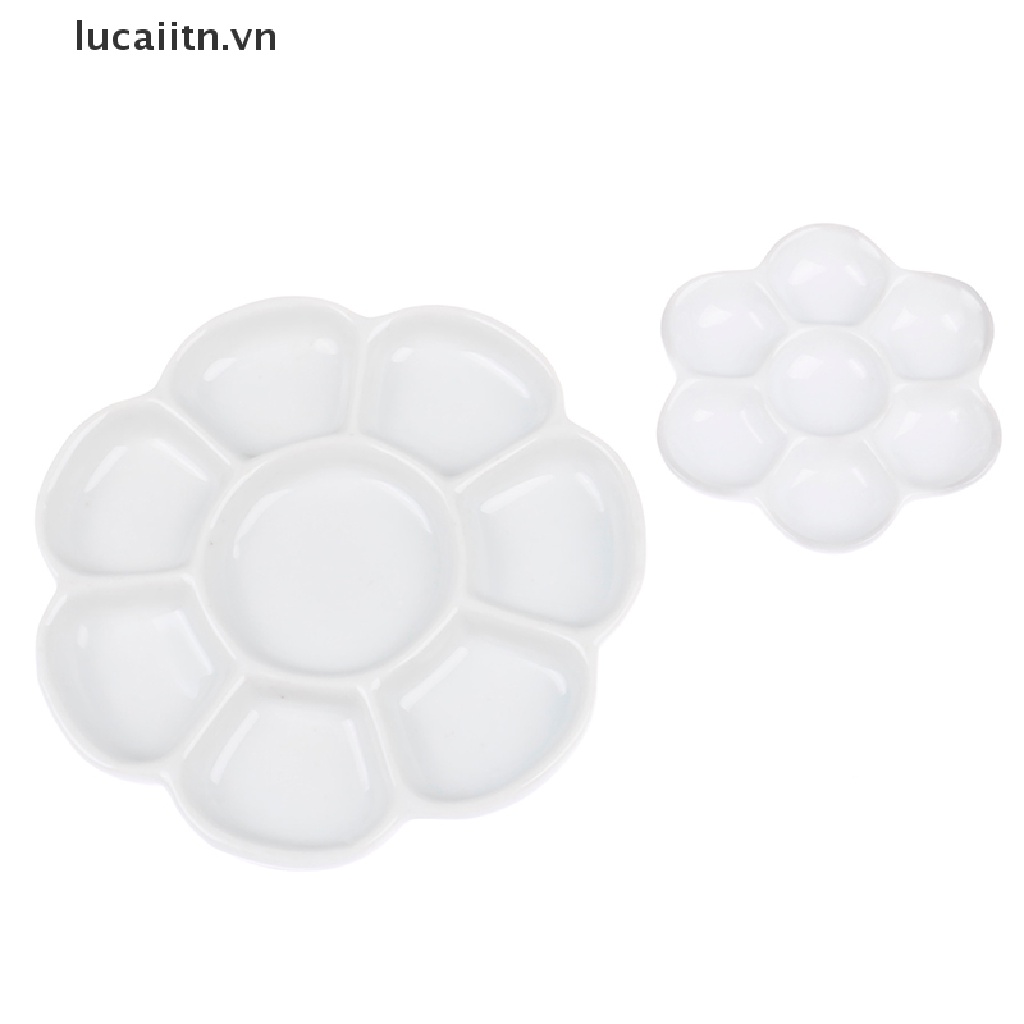 1 Khay Gốm Sứ Đựng Màu Nước Vẽ Tranh Nghệ Thuật LUC