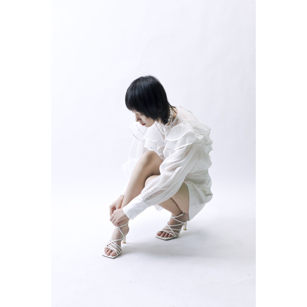 Quần sọc lưng cao Savanna Short Kaia