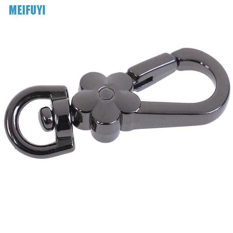 Móc Kẹp Túi Xách Bằng Kim Loại Hình Hoa 439v