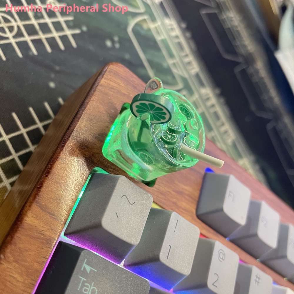 Artisan keycap Vỏ Bọc Chìa Khóa Cơ Khí Resin Thủ Công Hình Trái Cây Mùa Hè Được Làm Bằng Tay Có Thể Tùy Chỉnh ESC