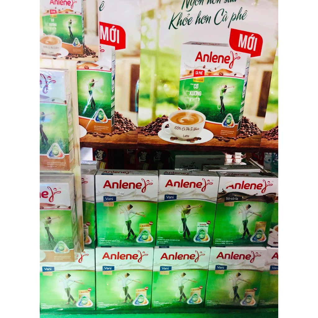 COMBO 2 gói Sữa Anlene vị cafe cho người lớn. (dành cho người trên 19 tuổi) DATE 10/8/2021