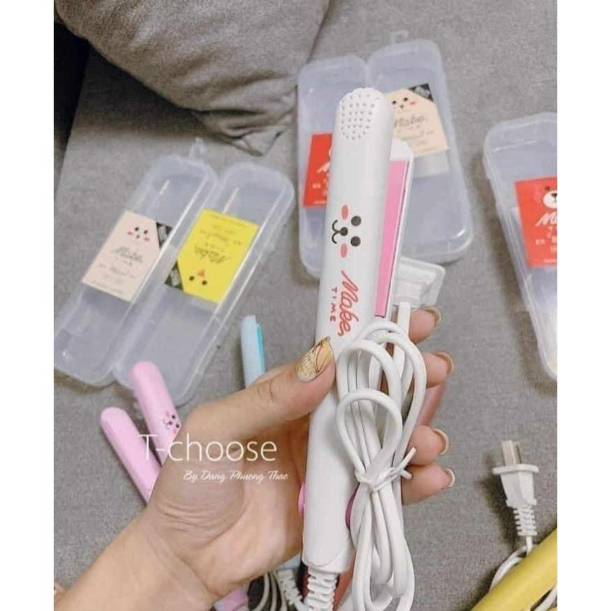 Máy ép, Uốn, Duỗi, Là Tóc Mini Siêu Tiện Gọn Bỏ Túi