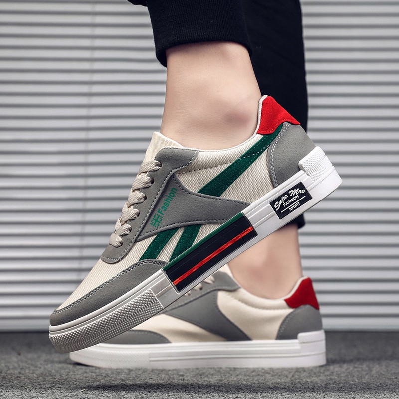 Giày vải canvas kiểu Hàn Quốc thoáng khí thời trang mùa hè dành cho nam | BigBuy360 - bigbuy360.vn