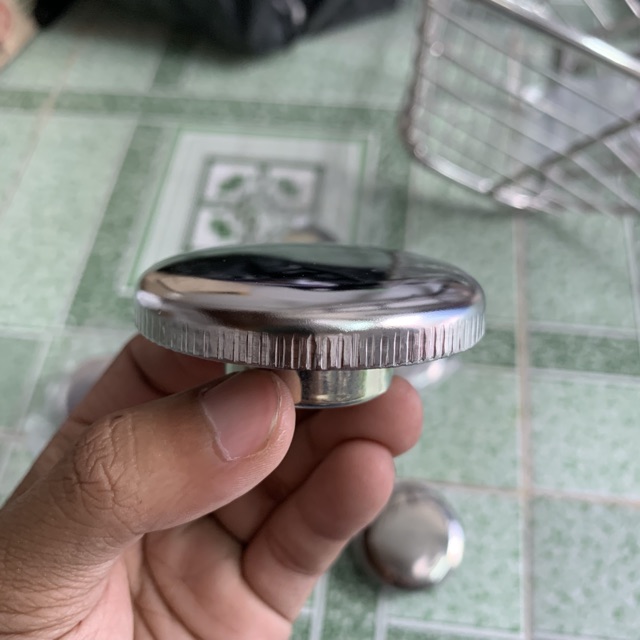 Nắp Xăng Honda 67 68 CD Gù răng dập giả zin