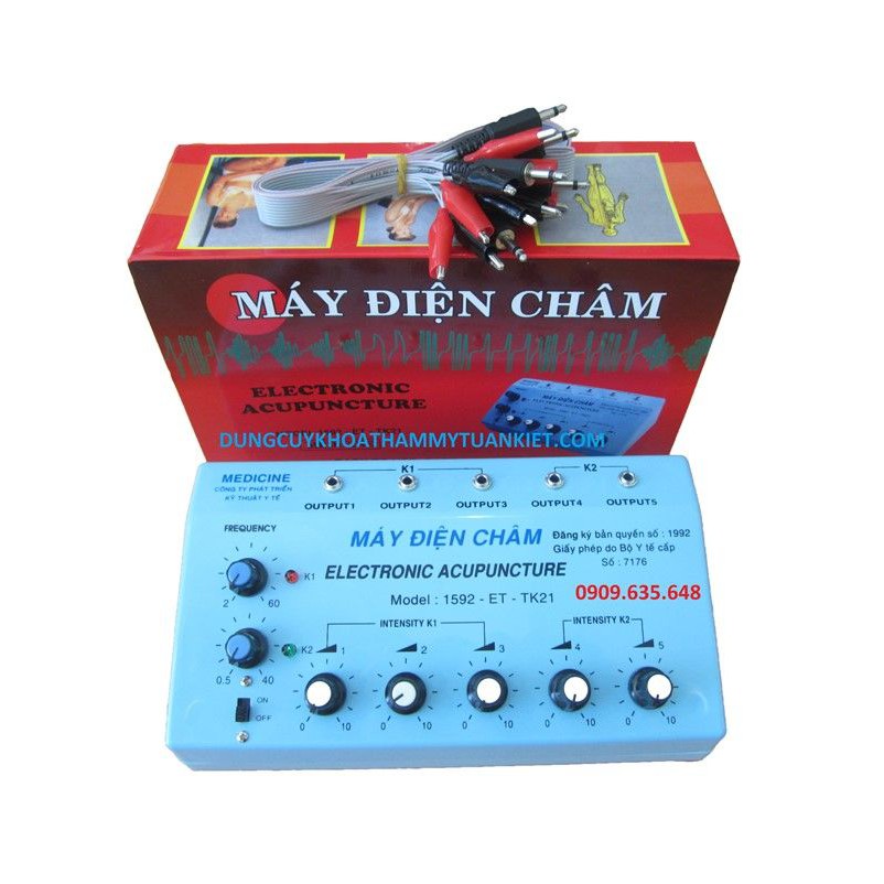 Máy điện châm 4 cọc Electronic Acupuncture 1592-ET-TK21