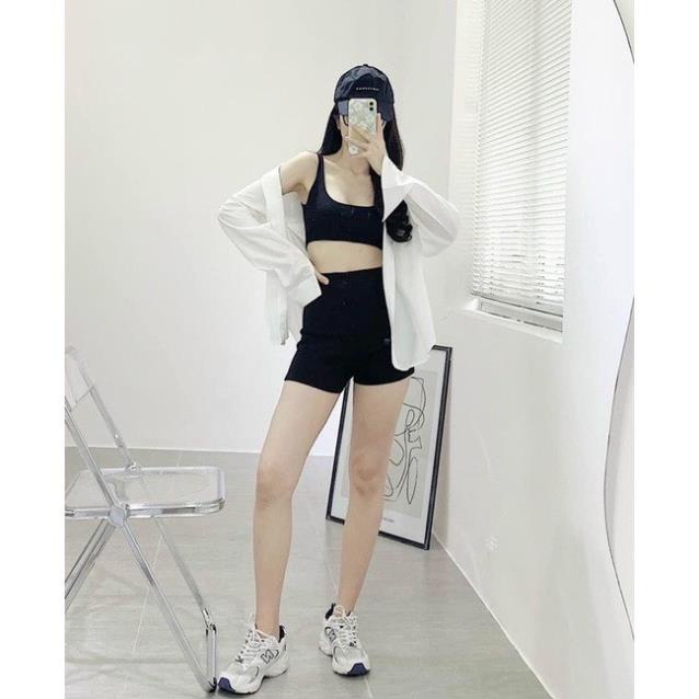 Quần Biker Short Dáng Ngắn Nữ Tôn Dáng Nâng Mông , Mùa Hè Năng Động