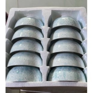 BỘ 10 CHÉN HOA VĂN CAO CẤP - CHÉN SỨ TRÁNG MEN SIÊU ĐẸP