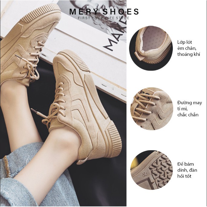 Giày Thể Thao Nữ Cá Tính Siêu Êm Cao Cấp Hot Trend 2021 MPS175 - MERY SHOES | BigBuy360 - bigbuy360.vn