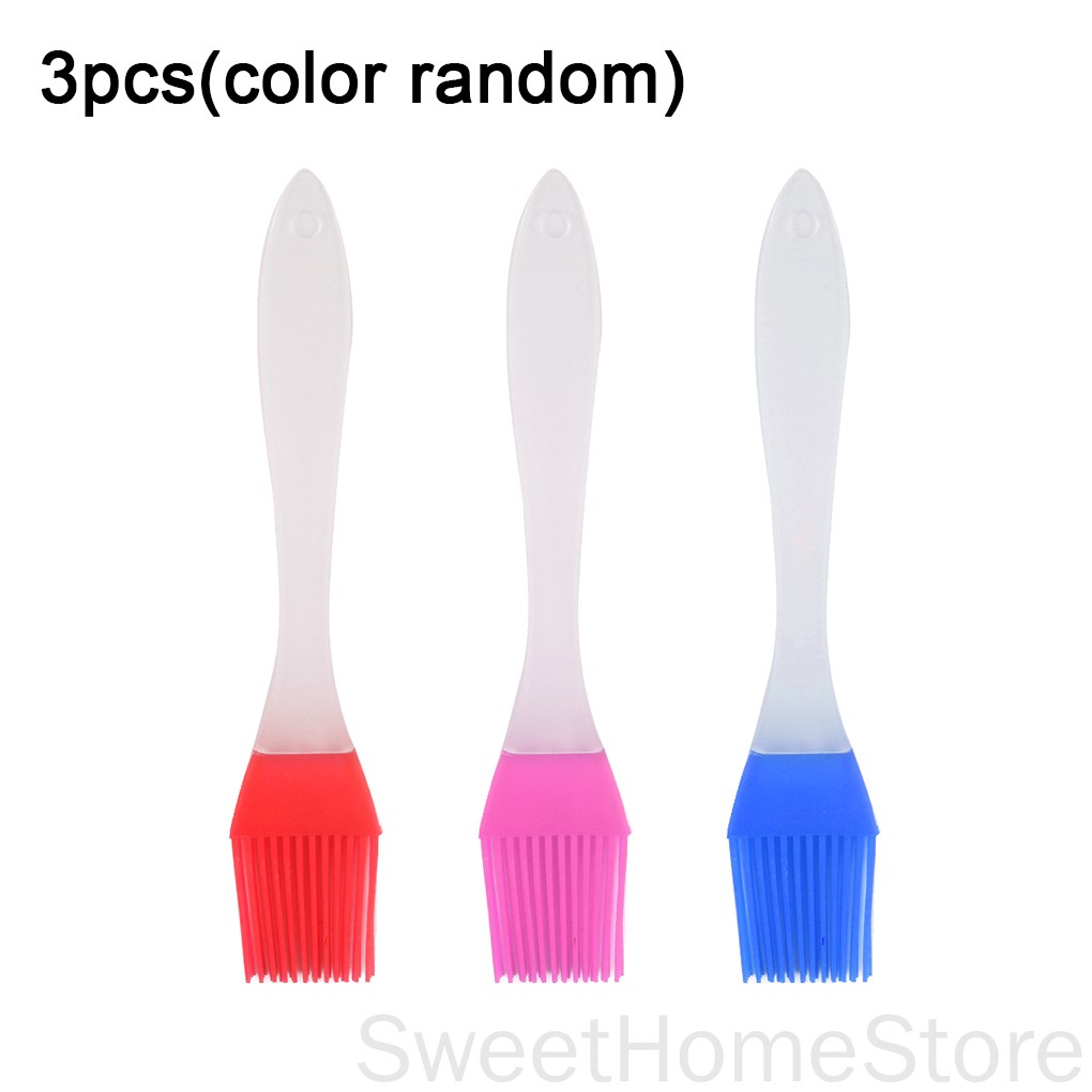 Cọ silicone phết dầu cho thịt nướng BBQ màu ngẫu nhiên