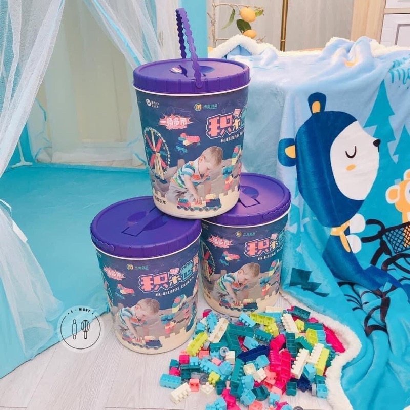 bộ đồ chơi ráp hình, lego HÌNH XO CHẬU