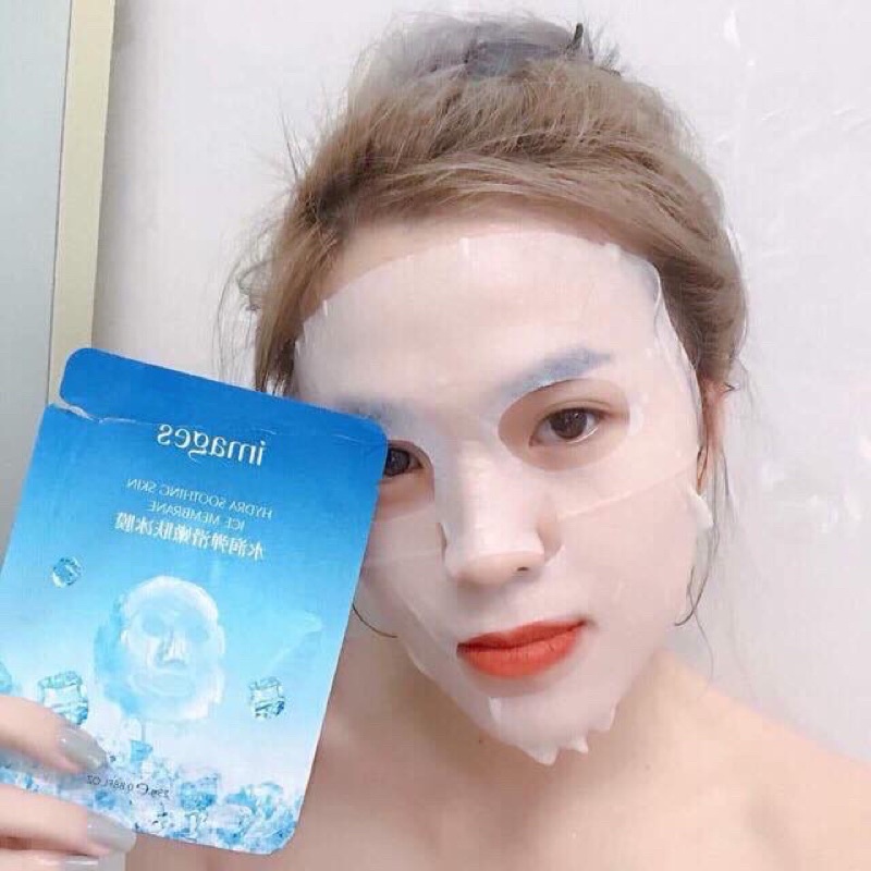 Mặt nạ đá băng Hydractinia smoothing skin ice membrane images dưỡng ẩm cấp nước, trẻ hóa làn da- Nội địa Trung