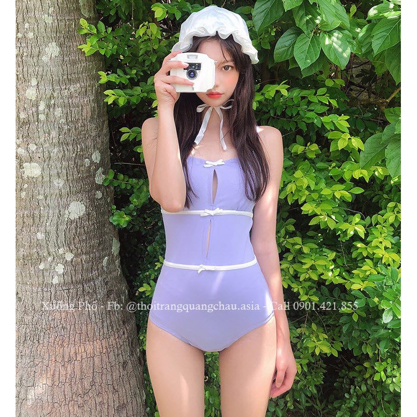 (Hàng nhập) Bikini 1 mảnh Màu Pastel Thời Trang #CP190127 | BigBuy360 - bigbuy360.vn